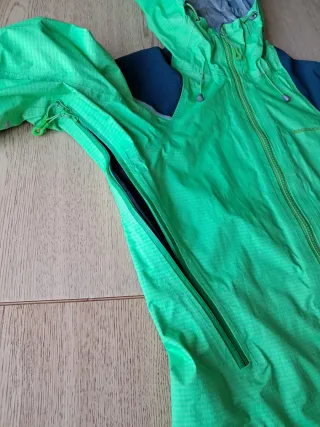 Chubasquero Cortavientos BIGPACK Mujer Verde