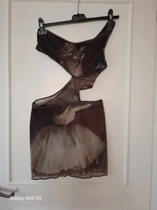 Abito con stampa ballerina