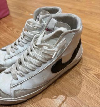 Nike Blazer Mid Zapatillas Blancas Negras