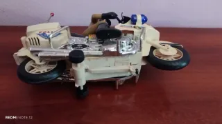 Moto Policía Juguete Vintage Coleccionista