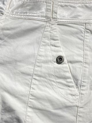 Jeans corti Patrizia Pepe Y2K Bianchi