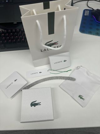 Pulsera Lacoste Plata