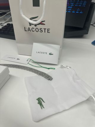 Pulsera Lacoste Plata