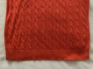 Jersey cable Ralph Lauren mujer naranja talla L