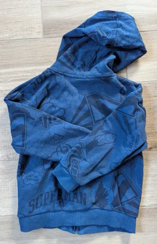 Felpa con cappuccio Superman