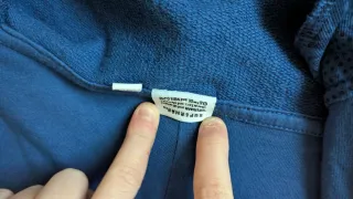 Felpa con cappuccio Superman