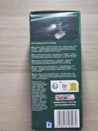 Luz LED Parkside 20V sin batería