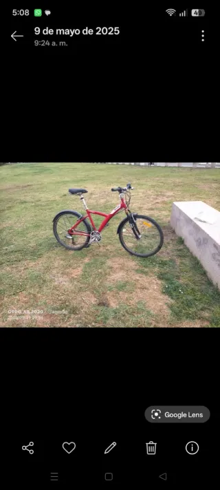 Bicicleta BTWIN Roja