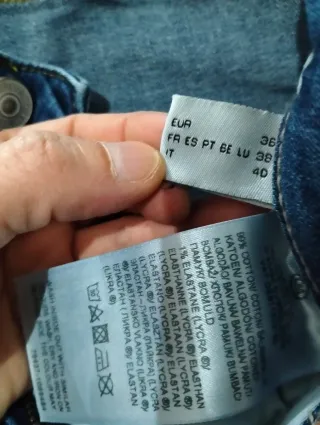 Pantalón vaquero mujer talla 36