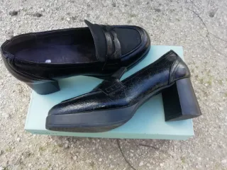 Zapatos de tacón negros talla 37