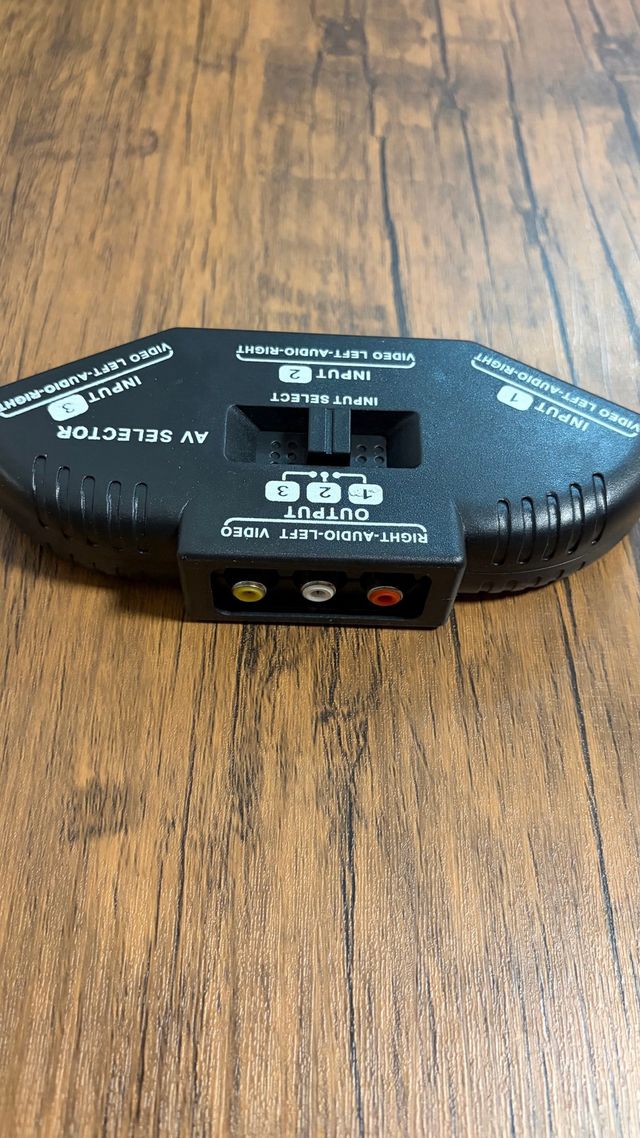 Conmutador Selector video audio analogico