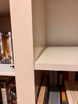 Mueble Estantería 4 Cubos Blanco