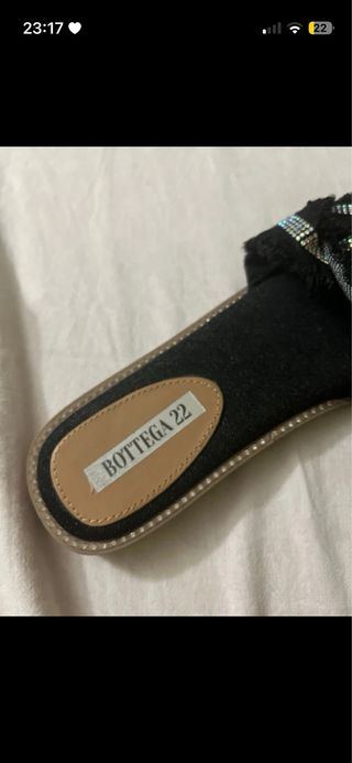 Ciabattine Bottega 22 nere