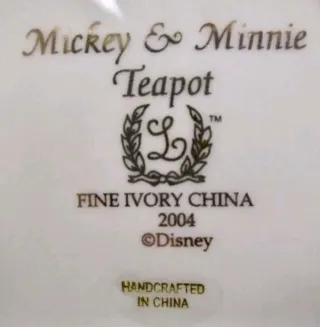 Teiera Topolino Minnie '04 Disney porcellana Lenox