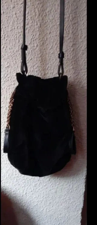 Bolso Negro Terciopelo