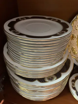 Vajilla Graf von Henneberg 1777 Porcelana