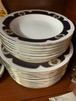 Vajilla Graf von Henneberg 1777 Porcelana