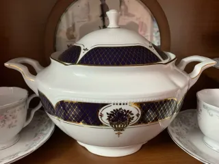 Vajilla Graf von Henneberg 1777 Porcelana