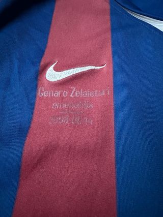 Camiseta Fútbol Rayas Azul y Rosa