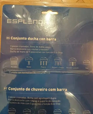 Conjunto Ducha  con Barra.