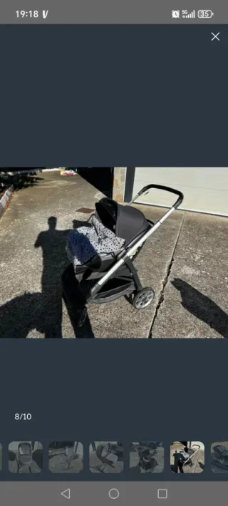 Grupo 0 Inglesina, Soportes, Capazo y Silla.