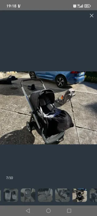 Grupo 0 Inglesina, Soportes, Capazo y Silla.