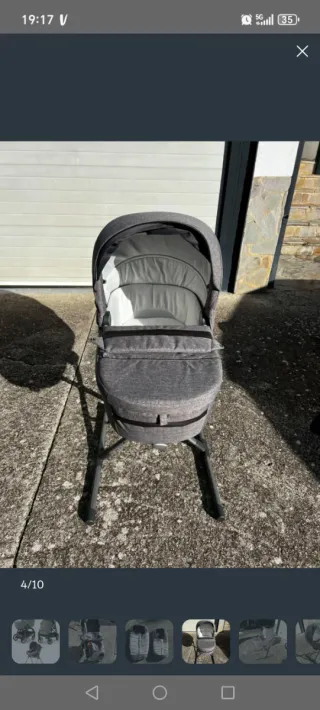 Grupo 0 Inglesina, Soportes, Capazo y Silla.