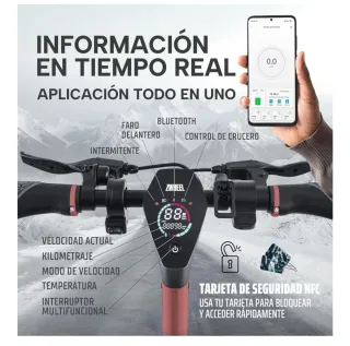 Patinete Eléctrico Zwheel Zfox Max Marrón