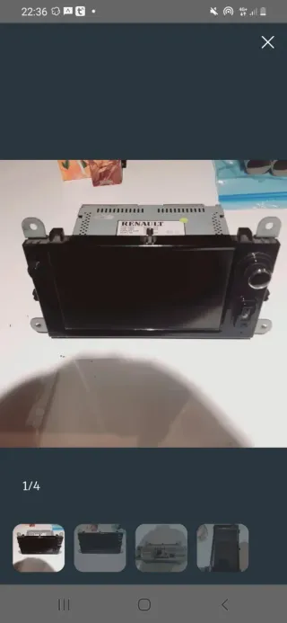 Pantalla Radio Renault Clio