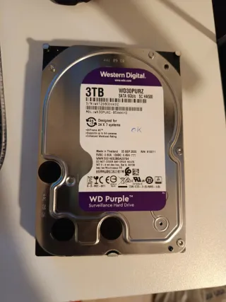 Disco Duro 3TB WD Purple WD30PURZ