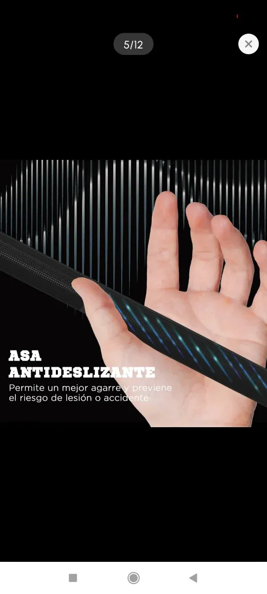 Barra de pesas acero 180cm ø50