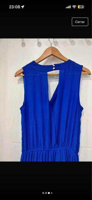 Mono largo azul