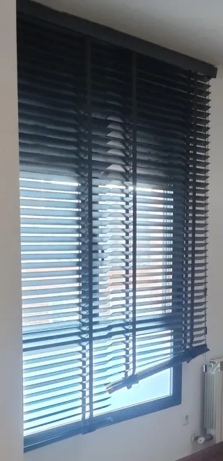 Cortina madera wengue