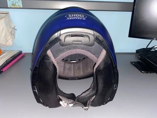 SHOEI Neotec 2 Matt Blue Metallic XL – Buen estado