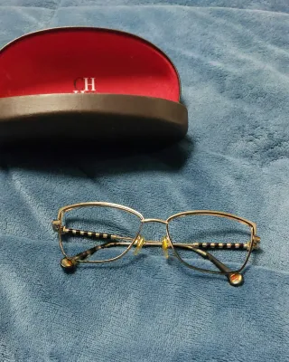 Montura Gafas Carolina Herrera Oro Multicolor