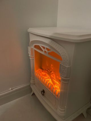 Chimenea Eléctrica Silvercrest Blanca