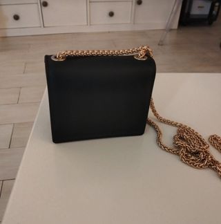 Borsa mini tracolla Marc Ellis nera oro