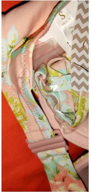 Bikini floral lazo talla S