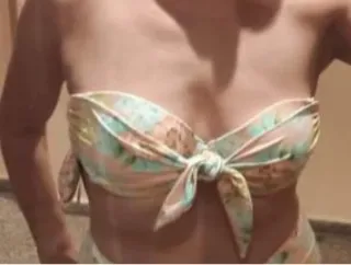 Bikini floral lazo talla S