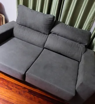 Sofá gris 3 plazas