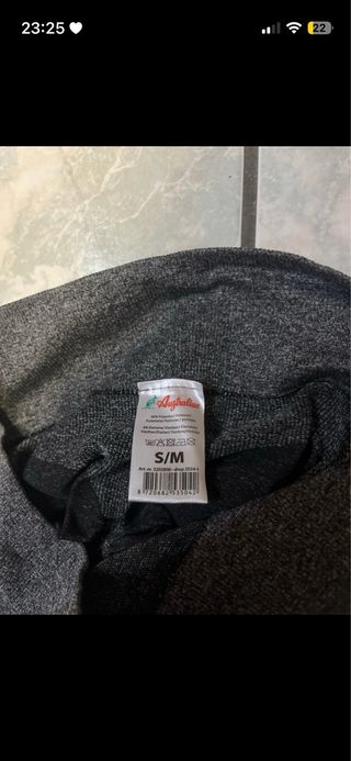 Leggings palestra grigi taglia unica