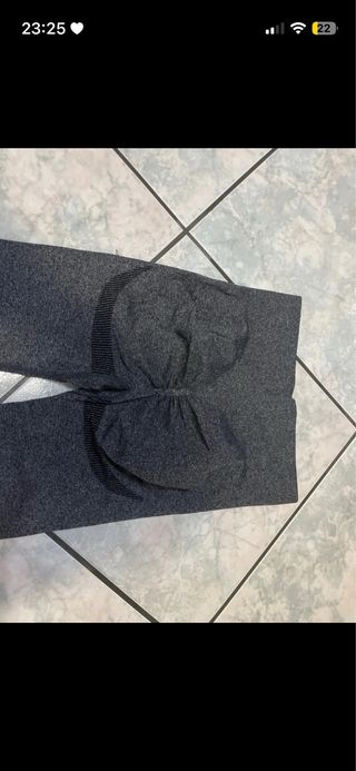 Leggings palestra grigi taglia unica