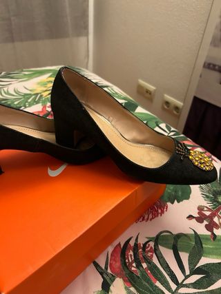 Zapatos Zara Piña Dorada