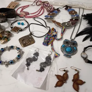 Lote conjunto de joyas