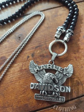 Collana Harley Davidson con ciondolo aquila