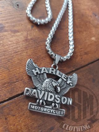 Collana Harley Davidson con ciondolo aquila