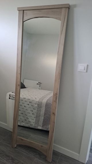 Espejo de pie madera 185cm