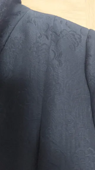 Abrigo de vestir negro