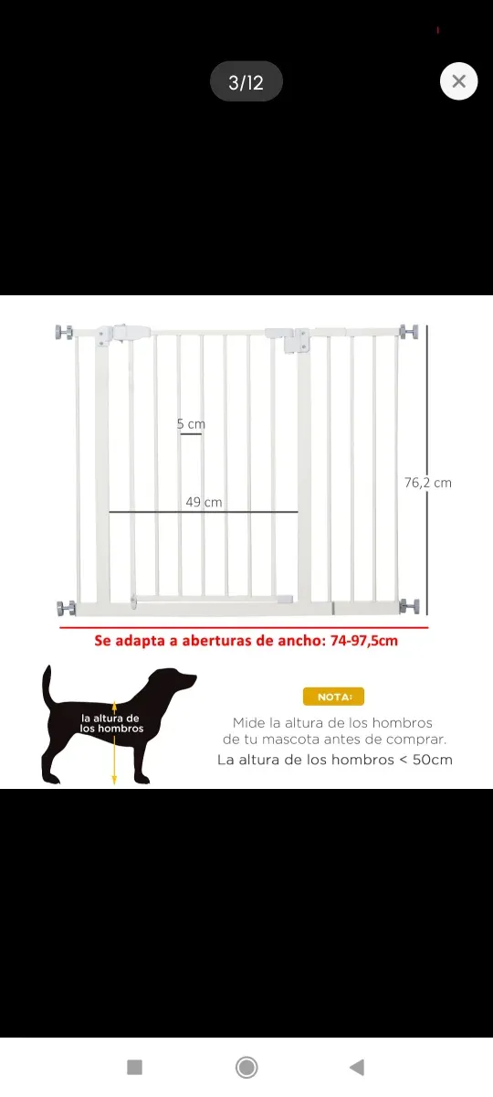 Puerta Barrera seguridad perros