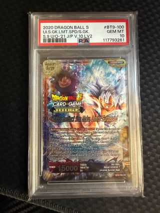 Dragon Ball S Judge PSA 10 BT9-100 Goku